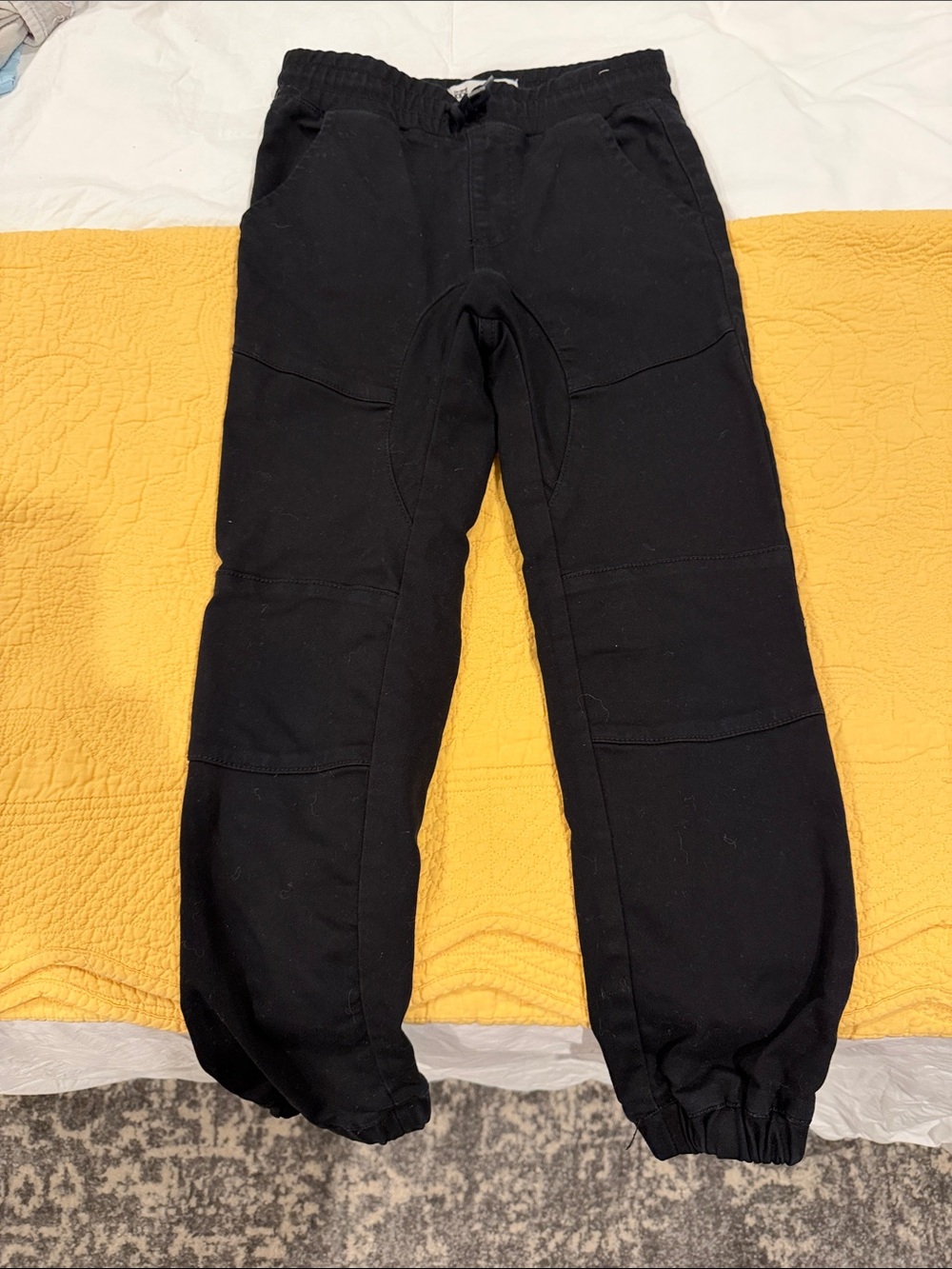 Cotton On Black Kids Sweatpants with Drawstring Waist